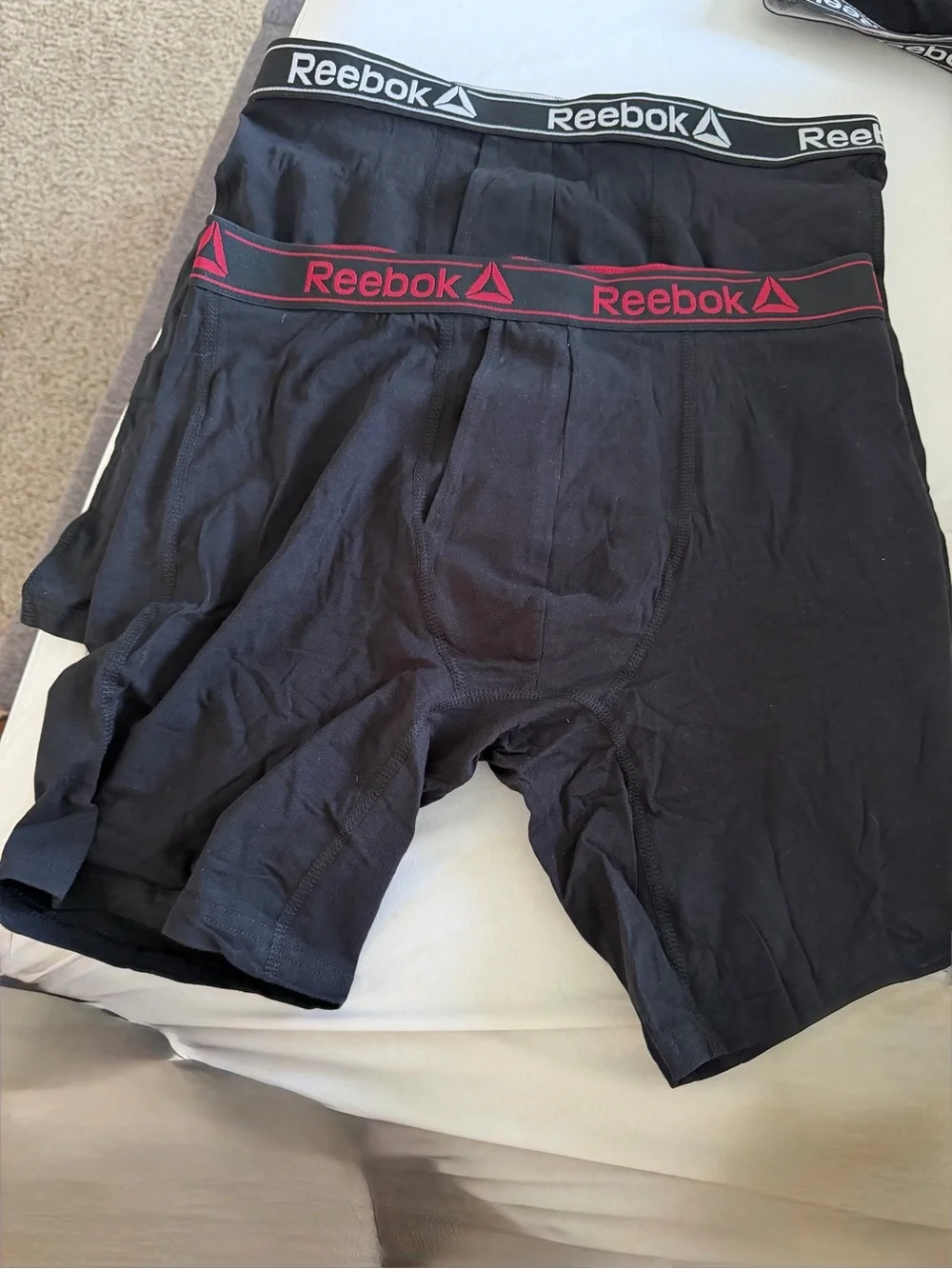 Reebok Men’s Black Performance Boxer Briefs